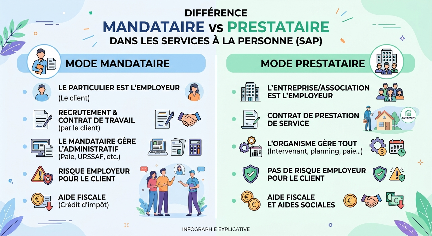 Mandataire ou prestataire ?